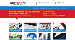 Desktop Screenshot of copy-arte.de