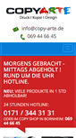 Mobile Screenshot of copy-arte.de
